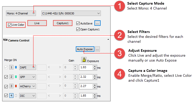 Monochrome Multi-channel